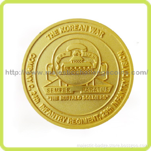 3D Customized Antique Gold Coin